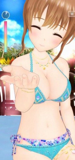 画像ギャラリー No.008のサムネイル画像 / 「オルタナティブガールズ2」にマッサージ機能が追加。新水着ガチャも