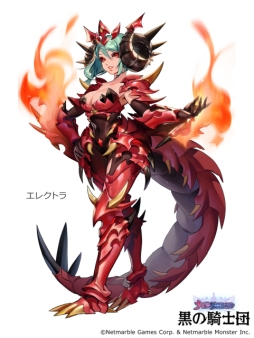 画像ギャラリー No.002のサムネイル画像 / 「黒の騎士団 〜ナイツクロニクル〜」，SSR新キャラ「エレクトラ」が登場