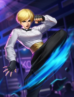画像ギャラリー No.003のサムネイル画像 / 「KOF'98 UM OL」,“美しき蹴撃”でムエタイを駆使する男装の麗人「キングXIII Ver」が参戦