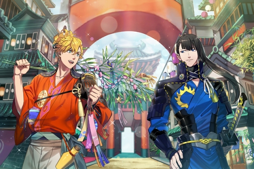 画像ギャラリー No.008のサムネイル画像 / 「オトメ勇者」,“★4ヒガン【星と花火】”が獲得できる「イヅルノ杯〜星空に願いを〜」を開催