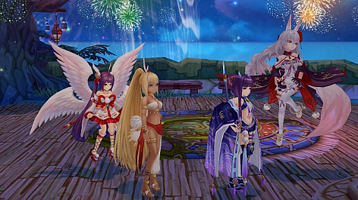 画像ギャラリー No.008のサムネイル画像 / 「SEVENTH DARK」，イベント“3人娘のお願い”と“納涼セブンス花火大会”を開催