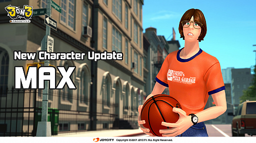 画像ギャラリー No.001のサムネイル画像 / 「3on3 FreeStyle」，ディフェンス型パワーフォワードの新キャラクター「マックス」が登場