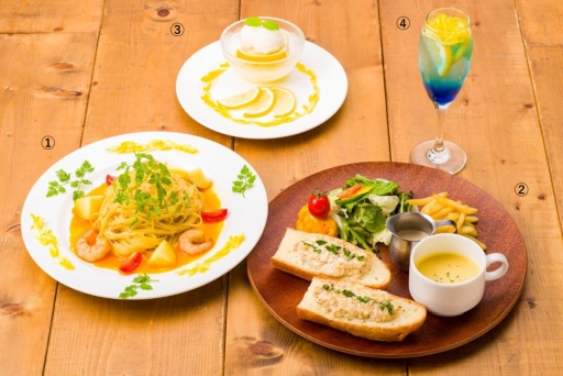 画像ギャラリー No.001のサムネイル画像 / カプコンカフェ池袋店で開催の「囚われのパルマ」シリーズ3周年記念コラボカフェ,メニューの一部が公開