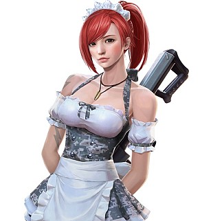 画像ギャラリー No.005のサムネイル画像 / 「HIDE AND FIRE」メイド服の「アイリーン」が登場するバレンタインイベント