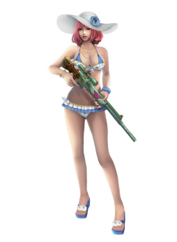 画像ギャラリー No.004のサムネイル画像 / 「HIDE AND FIRE」アンジェラ(ビキニver)も登場,夏休みイベントを開始