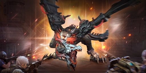 画像ギャラリー No.003のサムネイル画像 / 「HIDE AND FIRE」,共闘モードの新ステージ「ファルコン防衛戦」が実装