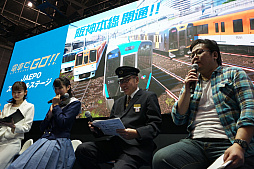 画像ギャラリー No.014のサムネイル画像 / ［JAEPO2019］「電車でGO！！」に追加予定の阪神本線や，初代「電車でGO！」モードが紹介されたステージイベントをレポート