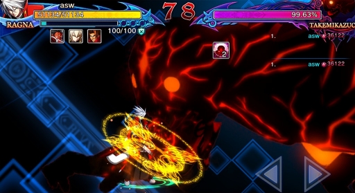 画像ギャラリー No.006のサムネイル画像 / 「BLAZBLUE REVOLUTION REBURNING」の国内配信が本日スタート。タッチ操作のみで爽快コンボが繰り出せるスマホ向け格闘アクション