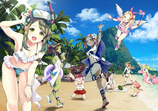 画像ギャラリー No.003のサムネイル画像 / 「CARAVAN STORIES」新エリア開放で高難度クエストも登場した“イエ島”コラボを徹底攻略。水着衣装も一挙紹介!