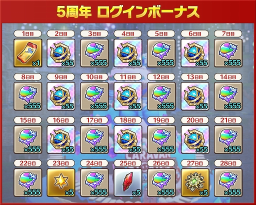 画像ギャラリー No.004のサムネイル画像 / 「CARAVAN STORIES」,毎日無料10連ガチャなどの5周年イベントを開催