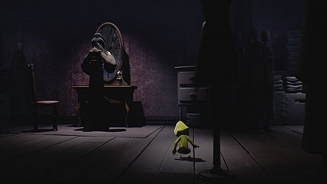 画像ギャラリー No.007のサムネイル画像 / 「LITTLE NIGHTMARES-リトルナイトメア-」，大広間でごちそうを食べ続けるゲストと，モウを司るレディを紹介