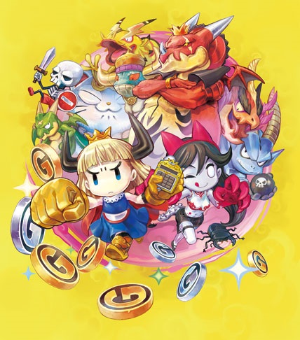 画像ギャラリー No.006のサムネイル画像 / 「プリンセスは金の亡者」お金の力で奇跡を起こす「銭神の電卓」やゲームの流れ，キャラクター情報が公開。声優の大塚芳忠さんからのコメントも