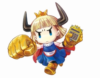 画像ギャラリー No.009のサムネイル画像 / 「プリンセスは金の亡者」お金の力で奇跡を起こす「銭神の電卓」やゲームの流れ，キャラクター情報が公開。声優の大塚芳忠さんからのコメントも