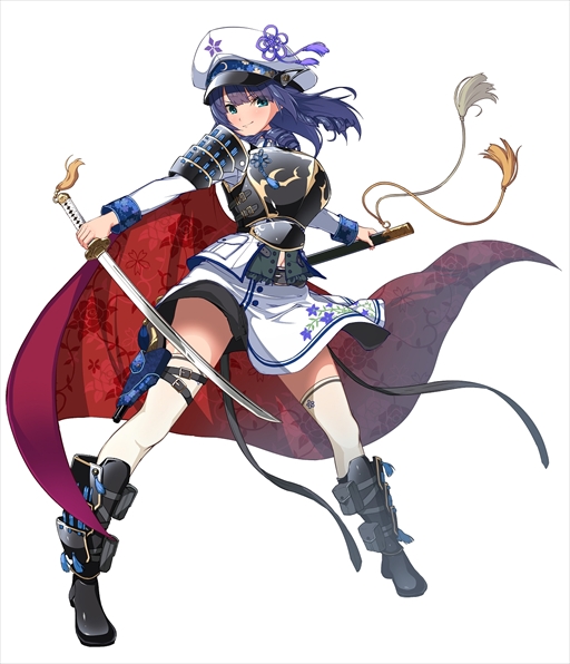 画像ギャラリー No.001のサムネイル画像 / 「戦国の神刃姫X」,新キャラクター「明智光秀」が登場。1周年記念キャンぺーンも