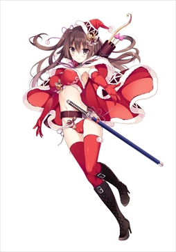 画像ギャラリー No.001のサムネイル画像 / 「戦国の神刃姫X」，サンタ衣装の武将が登場。「URサンタ武将BOX召喚」を開催