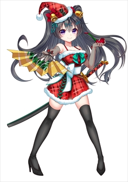 画像ギャラリー No.003のサムネイル画像 / 「戦国の神刃姫X」，サンタ衣装の武将が登場。「URサンタ武将BOX召喚」を開催