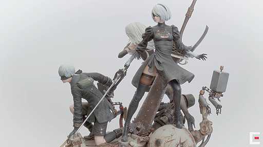 画像ギャラリー No.007のサムネイル画像 / 大ボリュームの「NieR：Automata」フィギュアが発表。スクエニ×プライム1スタジオによる「SQUARE ENIX MASTERLINE」の第1弾