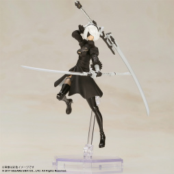 画像ギャラリー No.004のサムネイル画像 / 「NieR:Automata」,2B(ヨルハ二号B型)&9S(ヨルハ九号S型)の組立式プラスチックモデルキットを10月下旬に発売予定