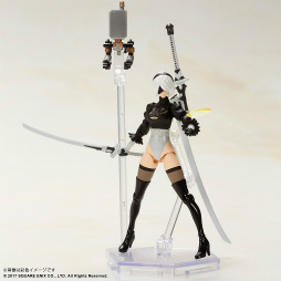 画像ギャラリー No.006のサムネイル画像 / 「NieR:Automata」,2B(ヨルハ二号B型)&9S(ヨルハ九号S型)の組立式プラスチックモデルキットを10月下旬に発売予定
