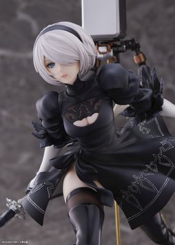 画像ギャラリー No.003のサムネイル画像 / TVアニメ「NieR:Automata Ver1.1a」の2Bが1/7スケールフィギュアに。通常版と2つのパーツが付属する豪華版の予約受付中