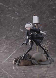 画像ギャラリー No.004のサムネイル画像 / TVアニメ「NieR:Automata Ver1.1a」の2Bが1/7スケールフィギュアに。通常版と2つのパーツが付属する豪華版の予約受付中