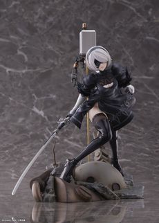 画像ギャラリー No.005のサムネイル画像 / TVアニメ「NieR:Automata Ver1.1a」の2Bが1/7スケールフィギュアに。通常版と2つのパーツが付属する豪華版の予約受付中