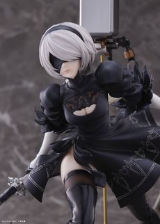 画像ギャラリー No.006のサムネイル画像 / TVアニメ「NieR:Automata Ver1.1a」の2Bが1/7スケールフィギュアに。通常版と2つのパーツが付属する豪華版の予約受付中