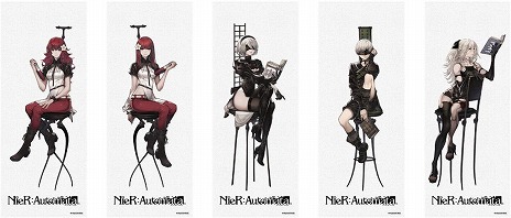 画像ギャラリー No.007のサムネイル画像 / 「NieR:Automata」×日販コラボが2月26日から全国の書店576店舗で開催。2Bと9Sの等身大アクリルスタンドの受注販売も実施