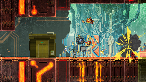 画像ギャラリー No.004のサムネイル画像 / ゲームフリークが新作「GIGA WRECKER」の早期アクセス版をSteamで配信開始。腰を据えて楽しめそうな2D物理パズルアクション