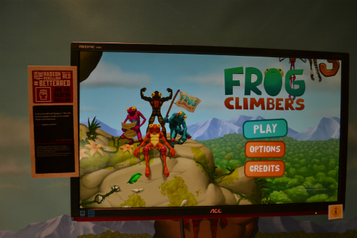 画像ギャラリー No.001のサムネイル画像 / ［gamescom］ローカル対戦での面白さを追求した「Frog Climbers」の体験レポート