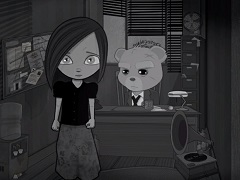 ［gamescom］膨大なテキストと独特のグラフィックスが彩る不思議な世界を探索する「Bear With Me」はこんなゲーム