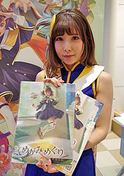 画像ギャラリー No.006のサムネイル画像 / 「めがみめぐり」発売記念イベントが秋葉原で開催中。声優の伊藤彩沙さんと尾崎由香さんが登場した抽選会とサイン会の模様をレポート
