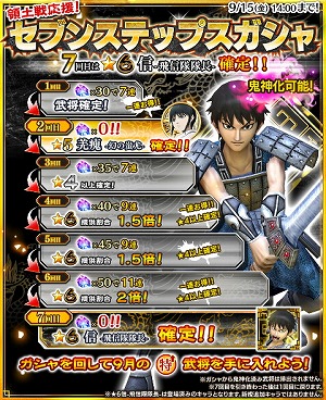 画像ギャラリー No.006のサムネイル画像 /  「キングダム セブンフラッグス」，新たな強化システム“鬼神化”が実装
