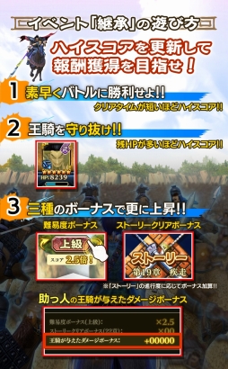 画像ギャラリー No.012のサムネイル画像 / 「キングダム セブンフラッグス」，大将軍「王騎」が新レア度の“★7武将”として登場
