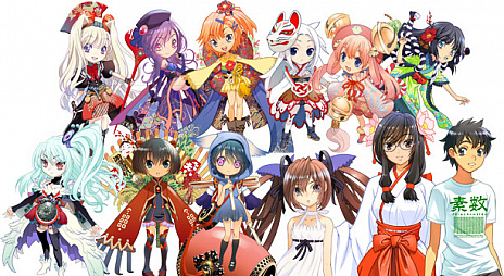 画像ギャラリー No.001のサムネイル画像 / 「RPGツクール フェス」のDLC“ツクモン”が配信開始。萩原一至氏の描き下ろしによる12体分のキャラクターを収録