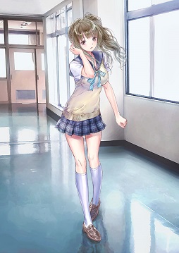 画像ギャラリー No.004のサムネイル画像 / 「BLUE REFLECTION 幻に舞う少女の剣」スタイル抜群の美少女「菅本しほり」(CV:小松未可子)を紹介するキャラクタームービーが公開