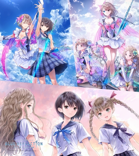 画像ギャラリー No.001のサムネイル画像 / 「BLUE REFLECTION　幻に舞う少女の剣」，主要キャラの制服がスクール水着になるDLCなど，初回封入特典の紹介映像が公開