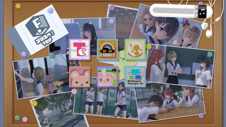 画像ギャラリー No.009のサムネイル画像 / 「BLUE REFLECTION　幻に舞う少女の剣」，主要キャラの制服がスクール水着になるDLCなど，初回封入特典の紹介映像が公開