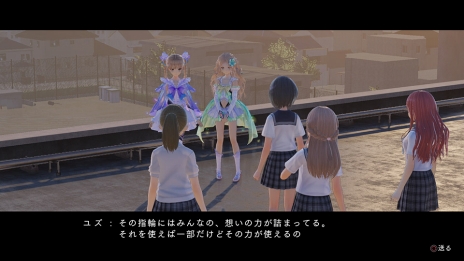 画像ギャラリー No.084のサムネイル画像 / 「BLUE REFLECTION」世界観やメインストーリー，日常（学園生活）と非日常（異世界），“原種”との戦いで進行するゲームシステムの情報が公開