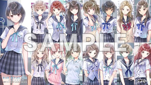 画像ギャラリー No.003のサムネイル画像 / 「BLUE REFLECTION」,ガストショップ購入特典に限定壁紙が追加