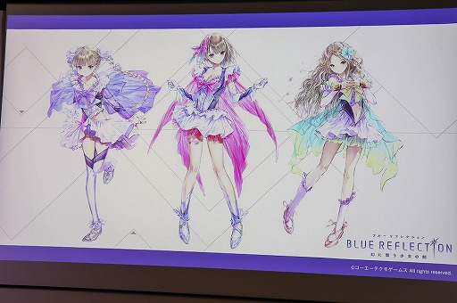 画像ギャラリー No.006のサムネイル画像 / 「BLUE REFLECTION 幻に舞う少女の剣」の完成発表会が開催。キャラデザインと監修を手がけた岸田メル氏が,空気感や設定などへのこだわりを明かした