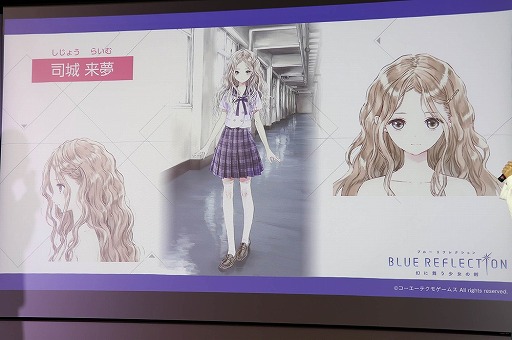 画像ギャラリー No.025のサムネイル画像 / 「BLUE REFLECTION 幻に舞う少女の剣」の完成発表会が開催。キャラデザインと監修を手がけた岸田メル氏が,空気感や設定などへのこだわりを明かした