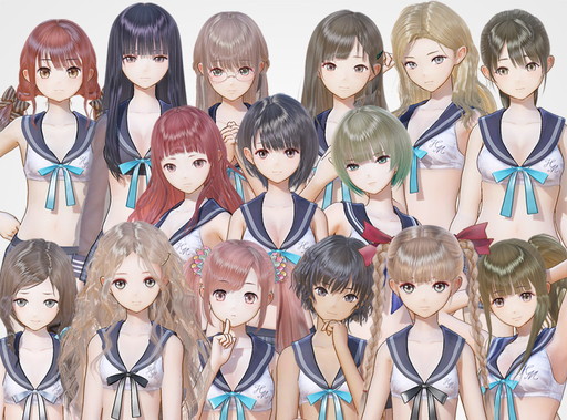画像ギャラリー No.006のサムネイル画像 / 「BLUE REFLECTION 幻に舞う少女の剣」,第1弾DLCのセーラー水着などが配信決定