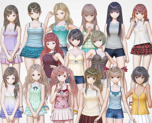 画像ギャラリー No.001のサムネイル画像 / 「BLUE REFLECTION」DLC第2弾が配信開始。夏コーデとバスタオル