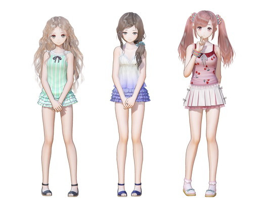 画像ギャラリー No.004のサムネイル画像 / 「BLUE REFLECTION」DLC第2弾が配信開始。夏コーデとバスタオル