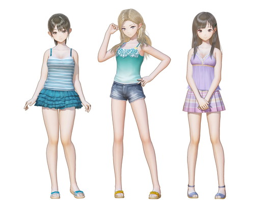 画像ギャラリー No.006のサムネイル画像 / 「BLUE REFLECTION」DLC第2弾が配信開始。夏コーデとバスタオル