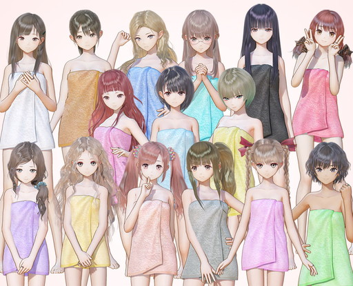 画像ギャラリー No.011のサムネイル画像 / 「BLUE REFLECTION」DLC第2弾が配信開始。夏コーデとバスタオル