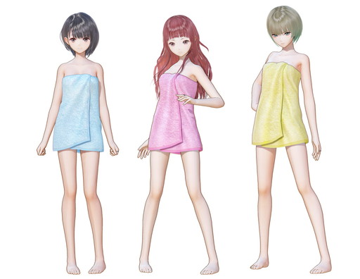 画像ギャラリー No.012のサムネイル画像 / 「BLUE REFLECTION」DLC第2弾が配信開始。夏コーデとバスタオル