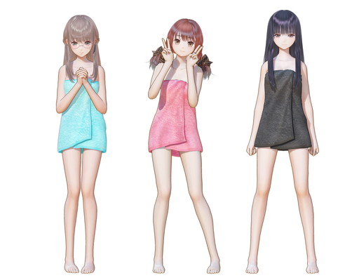 画像ギャラリー No.015のサムネイル画像 / 「BLUE REFLECTION」DLC第2弾が配信開始。夏コーデとバスタオル