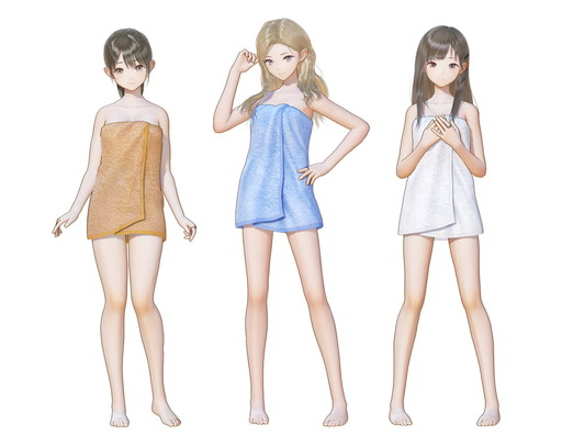 画像ギャラリー No.016のサムネイル画像 / 「BLUE REFLECTION」DLC第2弾が配信開始。夏コーデとバスタオル